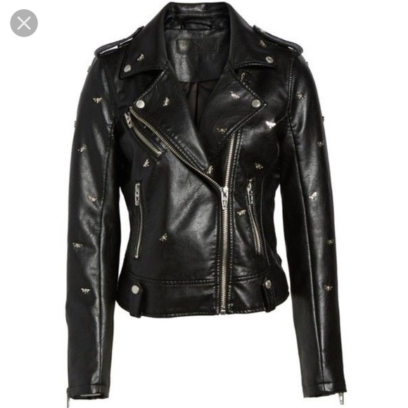 BlankNYC dragonfly embellished moto Jacket - Picture 3 of 7